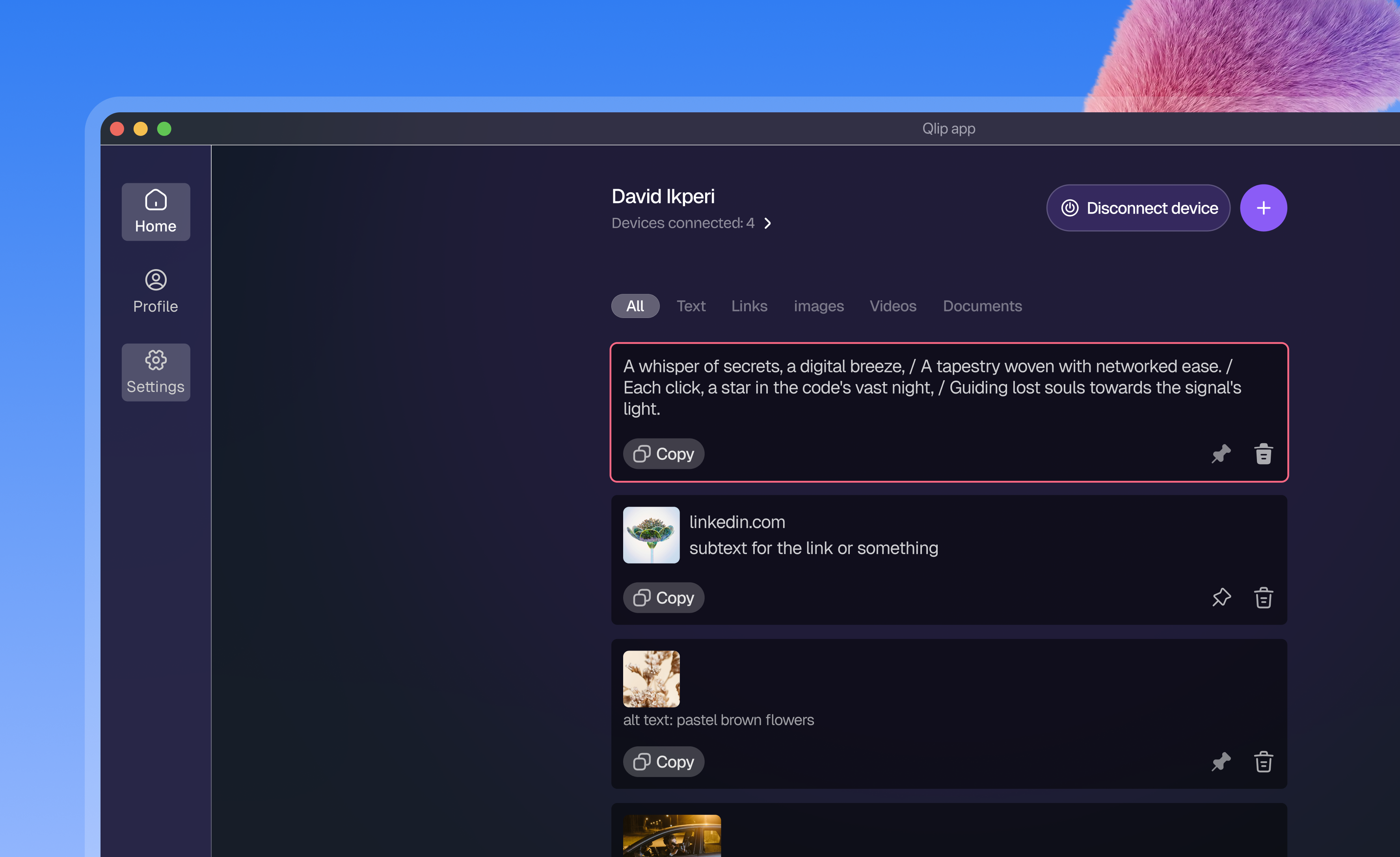 Mac App UI Mockup